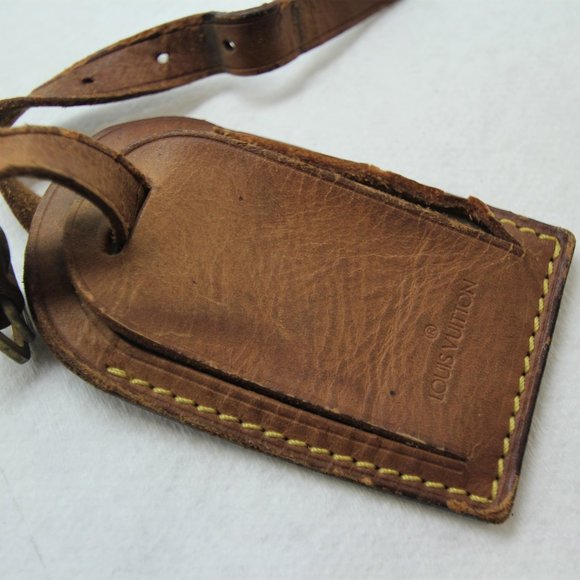 Louis Vuitton Accessories - Louis Vuitton Name Tag with Belt Strap Well Worn